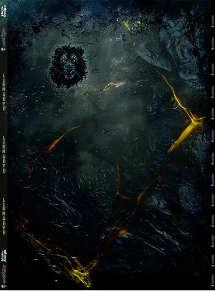 Lionseye - großes Panel - French Terry